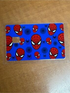 Spiderman Blue and Red debit/credit card cover